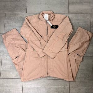 NWT USN Coveralls Flyers CWU-27/P Type 1, Class 2 Tan 380 Size 46L